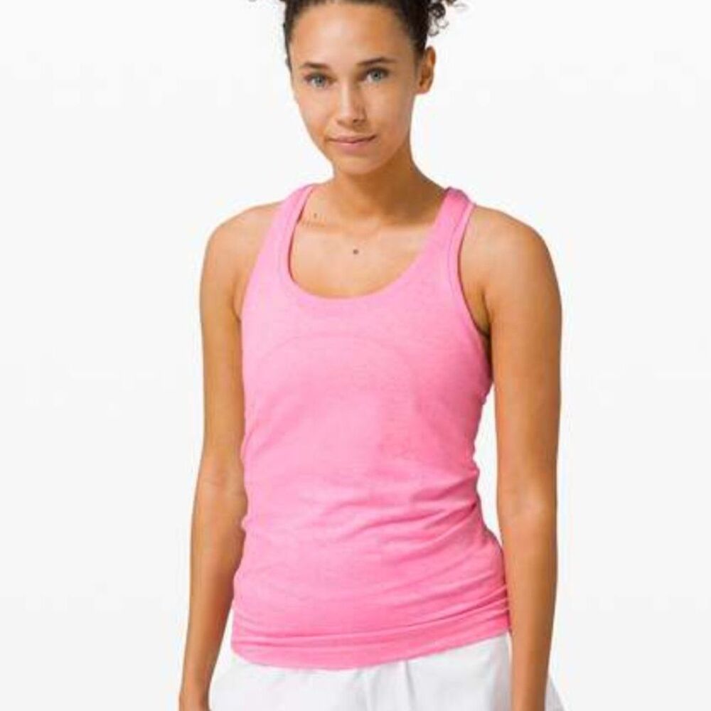 Lululemon Swiftly Tech Racerback Tank Top Bright Pink, Size 8 (C7)
